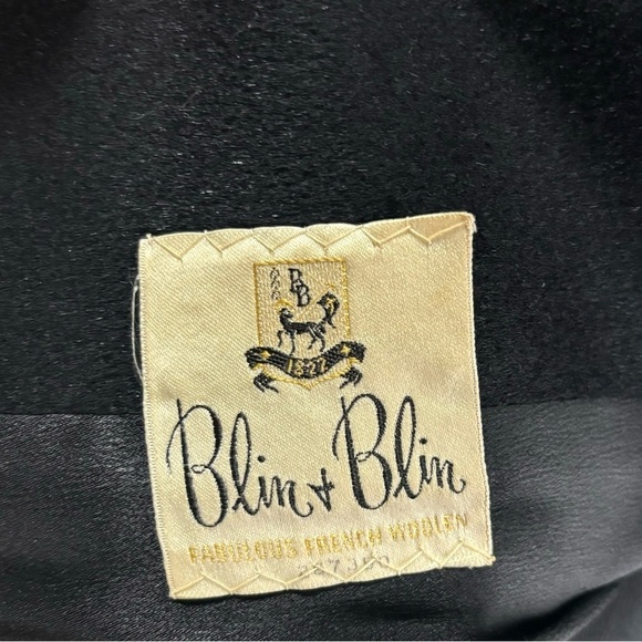 Vintage Blin + Blin Utah Tailoring Mills 40s Two Piece Skirt Jacket Suit French - Picture 2 of 15